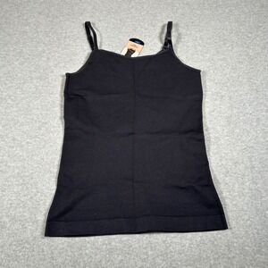 Shapermint Essentials Scoop Neck Cami Womens XL‎ Black Tank Top Adjustable